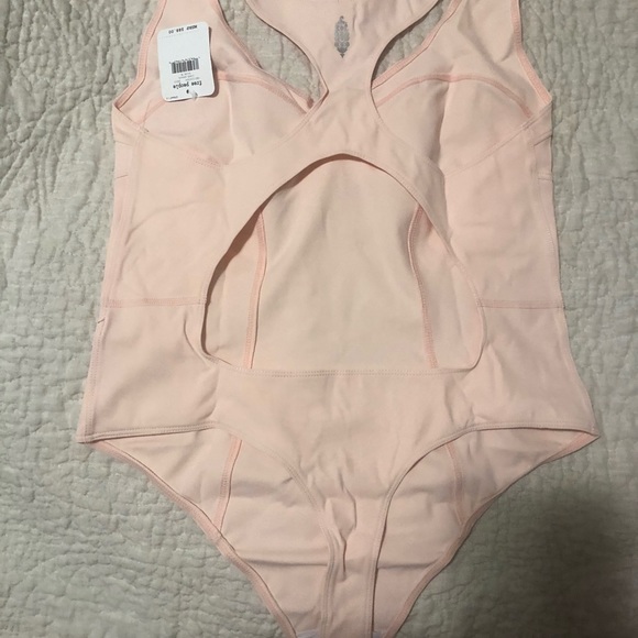 Free people bare it all bodysuit(Iced peach color) - Picture 4 of 5